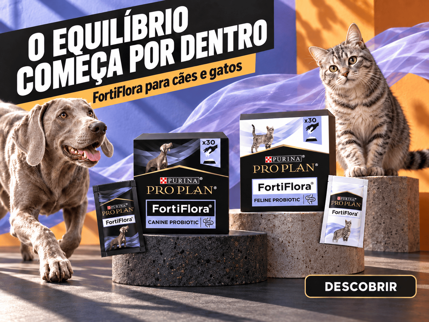 Bem-estar em cada saqueta