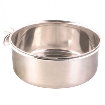 Comedouro em Inox c/ Parafuso de Suporte 600ml