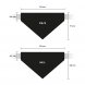 Foto 1: Snoopy - Bandana (Preto/Frames) 24cm