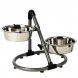 Foto 0: Suporte Regulavel (Base Circular) c/ 2 Gamelas Inox 2.8Lt/24cm