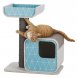 Foto 1: Arranhador ''Alondra'' p/Gatos (Cinza Claro/Aquamar/Cinza)