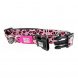 Foto 1: Max & Molly - Coleira c/ ID Tag ''Leopard Pink'' XS