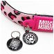 Foto 2: Max & Molly - Coleira c/ ID Tag ''Leopard Pink'' XS
