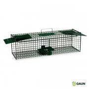 Ratoeira de gaiola pintada com 2 portas – S