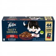FELIX Tasty Shreds - Jumbo Pack 44x80g